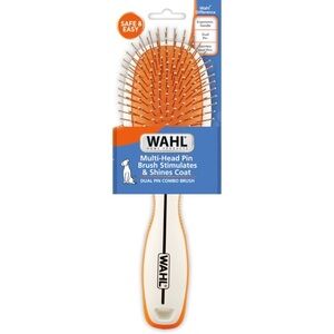 Wahl Multi-Head Pin Brush in Orange and White